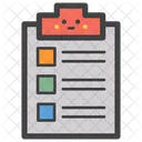 Umfragepapier Emoji Emoticon Emotion Symbol