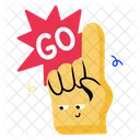 Umpire Hand  Icon