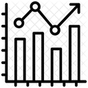 Umsatzwachstum Diagramm Umsatzentwicklung Symbol