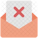 Umschlag E Mail Kreuz Symbol