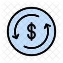 Dollar umtauschen  Symbol