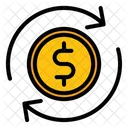 Dollar umtauschen  Symbol