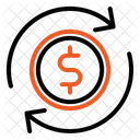 Dollar umtauschen  Symbol