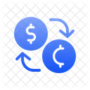 Dollar Cent Umtauschen Symbol