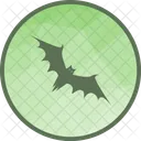 Chauve Souris Halloween Effrayant Icône