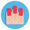 Una Manicura Tratamiento De Belleza Icono