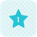 Una Estrella Calificacion Revision Icono