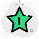 Una Estrella Calificacion Revision Icono