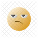 Unamused Frowning Depressed Icon
