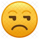 Unamused Face Emoji Emoticon Icon