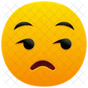 Unamused Face Emoji Emotion Icon