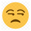 Unamused Bored Disinterested Icon