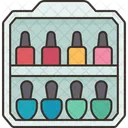 Unas Esmalte Organizador Icono