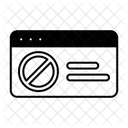 Unauthorized Access Denied Unauthorized Access Security Breach Icon