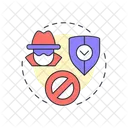 Unauthorized Entry Physical Security Threat Icon