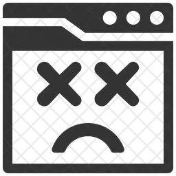Unavailable page interface  Icon