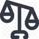 Unbalance A Finance Line Icon