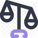 Unbalance A Finance Line Color Icon