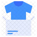 Ecommerce Unboxing Shirt Icon