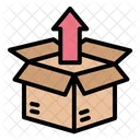 Unboxing Shipping And Delivery Box Icon