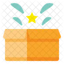 Unboxing Delivering Star Icon
