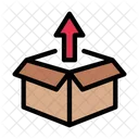 Package Box Unboxing Icon