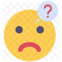 Uncertainty Emoji Service Icon