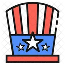 Uncle Sam Hat United States America Icon