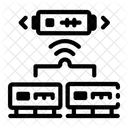 LAN Netzwerk Konnektivitat Symbol