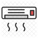 Klimaanlage Split Luft Symbol