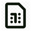 E SIM Zubehor Anruf Symbol