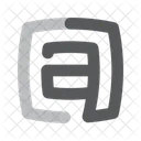 At Benutzername E Mail Symbol