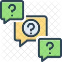 Undefined Question Bubbles Icon