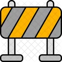 Under Construction Fence Road Barrier Icon