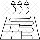 Under Floor Heating Underfloor Heating Radiant Heating Icon