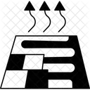 Under Floor Heating Underfloor Heating Radiant Heating Icon