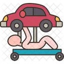 Undercarriage Inspection Under Car Check Vehicle Underbody Inspection Icon