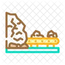Underground Mining Copper Icon