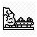 Underground Mining Copper Icon