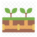 Underground Irrigation Pipe Pipeline Icon