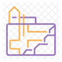 Underground Coal Mining Icon