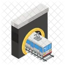 Underground Train Train Tunnel Transport Icon