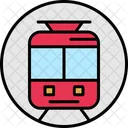 Underground Train Subway Metro Icon