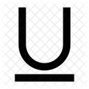 Formatting Underline Style Icon