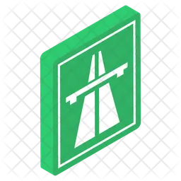 Underpass Sign  Icon