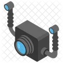 수중카메라 수중사진 방수카메라 아이콘