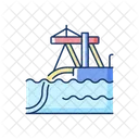 Underwater pipeline installation  Icon
