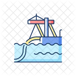 Underwater pipeline installation  Icon