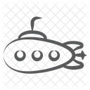 Submarine Underwater Torpedo Undersea Icon