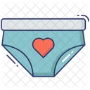 Underwear Heart Love And Romance Icon